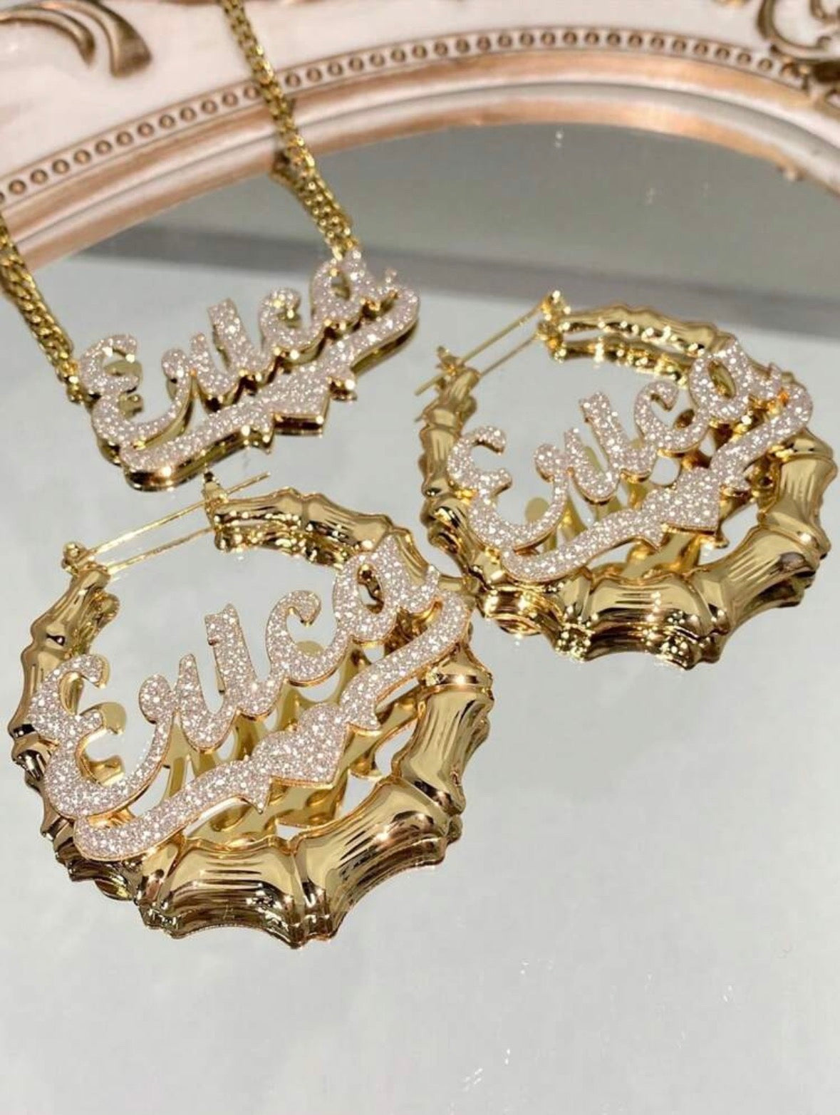 👑 Billionaire Labs™ Custom Name Jewelry Set