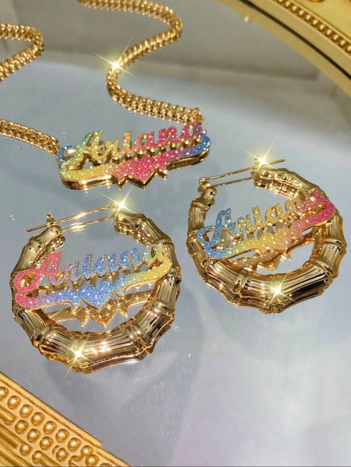 👑 Billionaire Labs™ Custom Name Jewelry Set