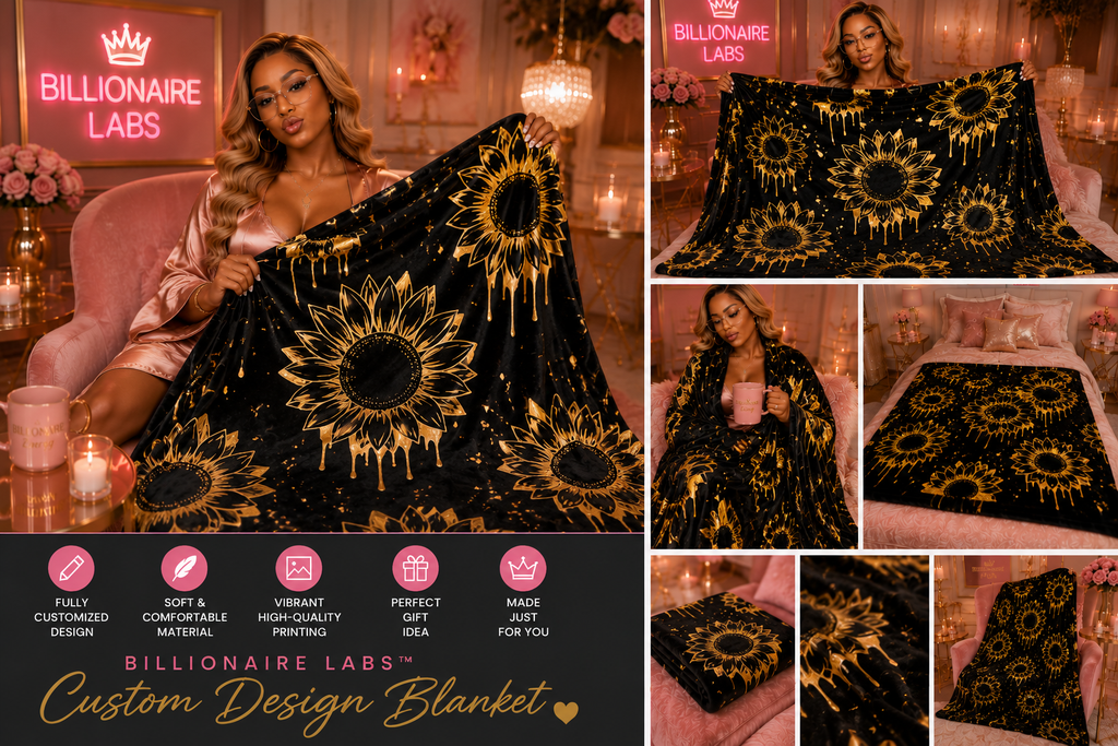 Billionaire Labs™ Custom Design Blanket